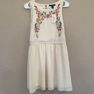 Embroidered Forever21 Dress NWT